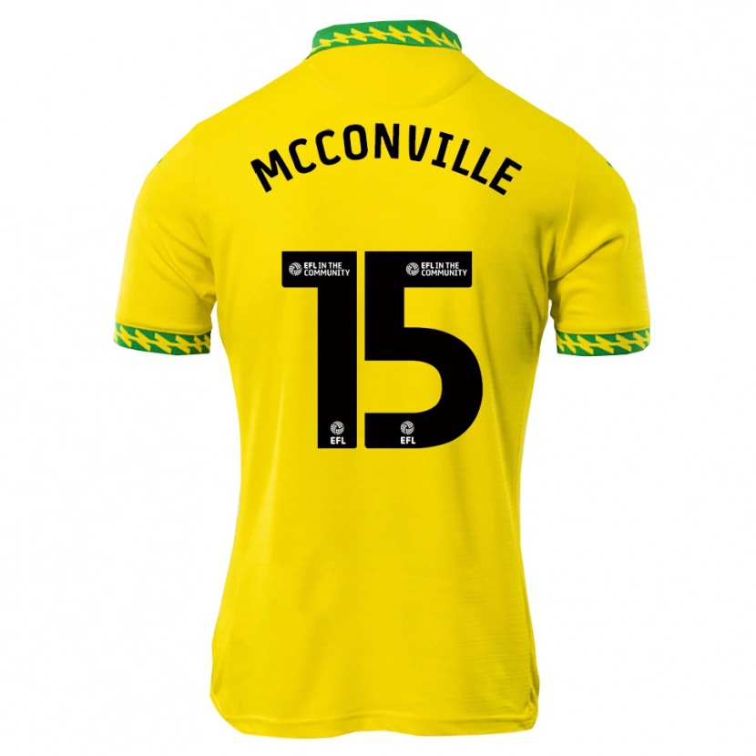 Danxen Women Ruairi Mcconville #15 White Green Home Jersey 2025/26 T-Shirt