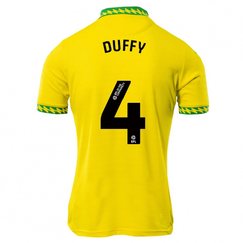 Danxen Women Shane Duffy #4 White Green Home Jersey 2025/26 T-Shirt