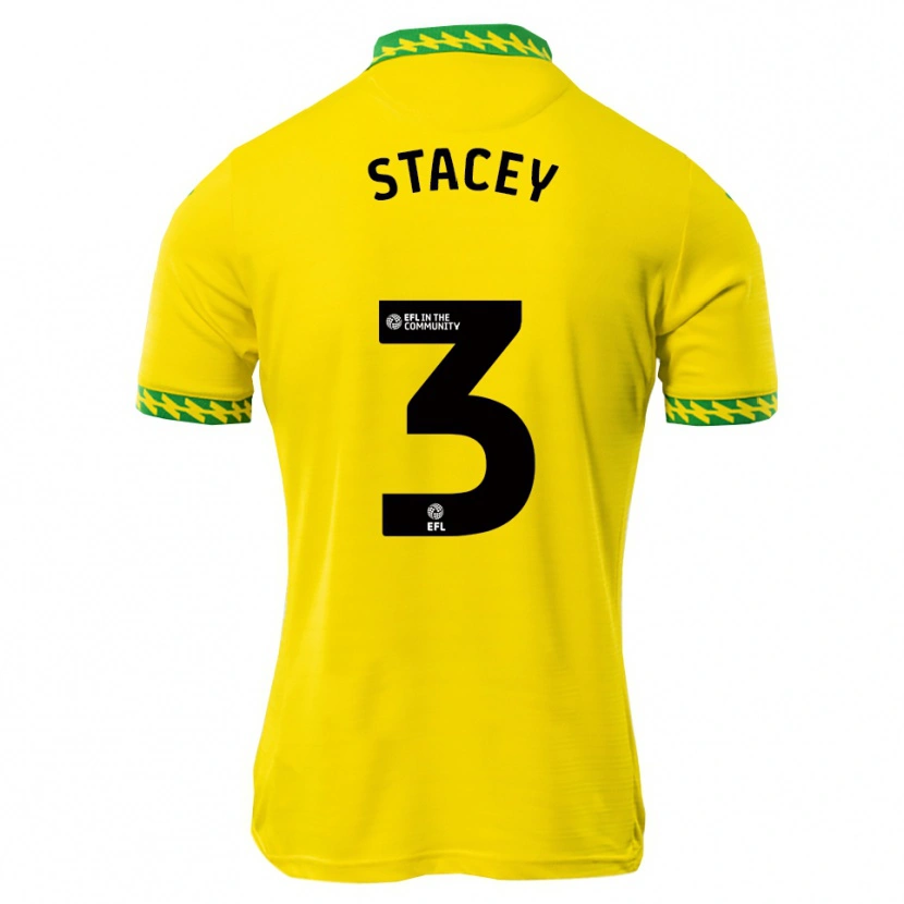 Danxen Women Jack Stacey #3 White Green Home Jersey 2025/26 T-Shirt