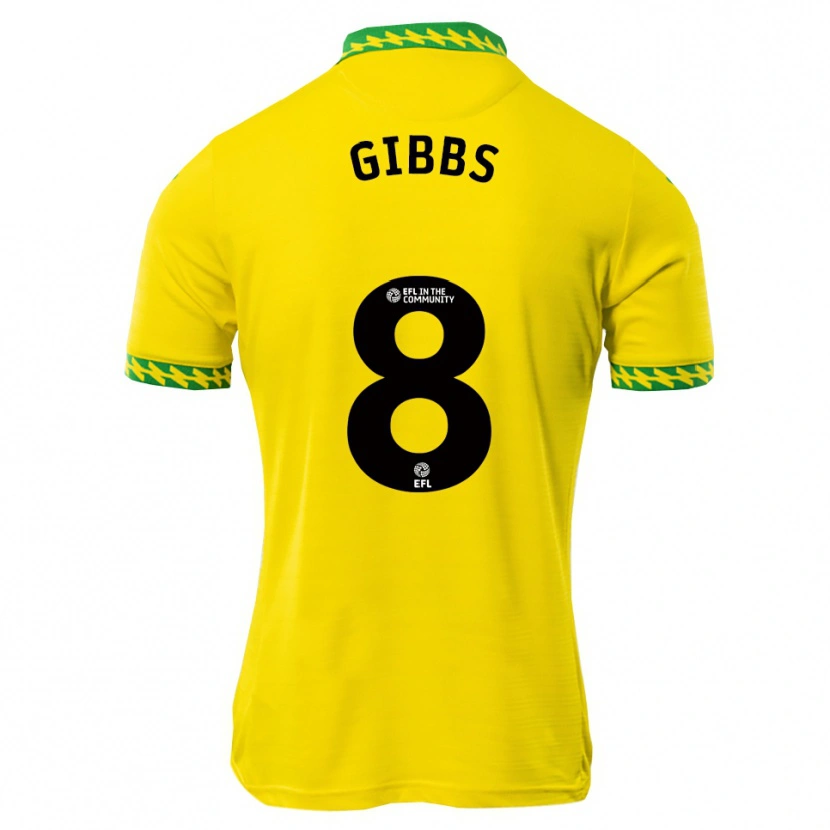 Danxen Women Liam Gibbs #8 White Green Home Jersey 2025/26 T-Shirt