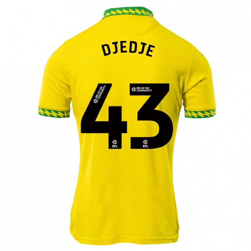 Danxen Women Uriah Djedje #43 White Green Home Jersey 2025/26 T-Shirt