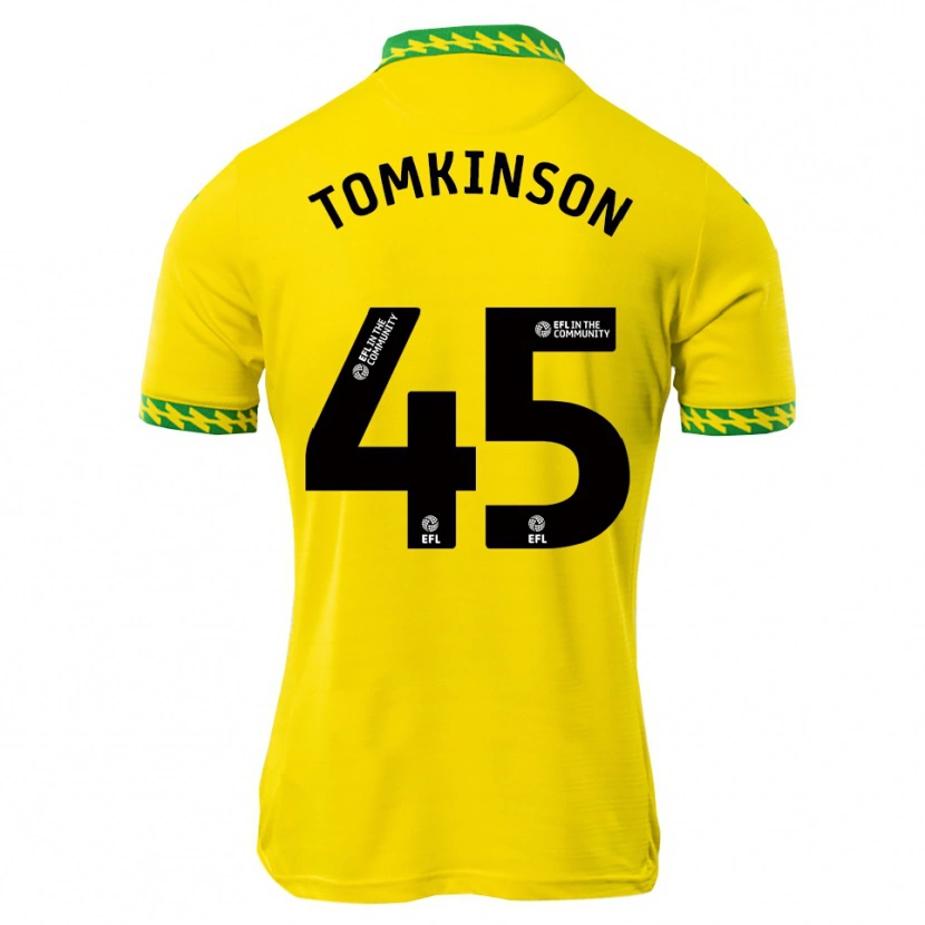 Danxen Women Jonathan Tomkinson #45 White Green Home Jersey 2025/26 T-Shirt