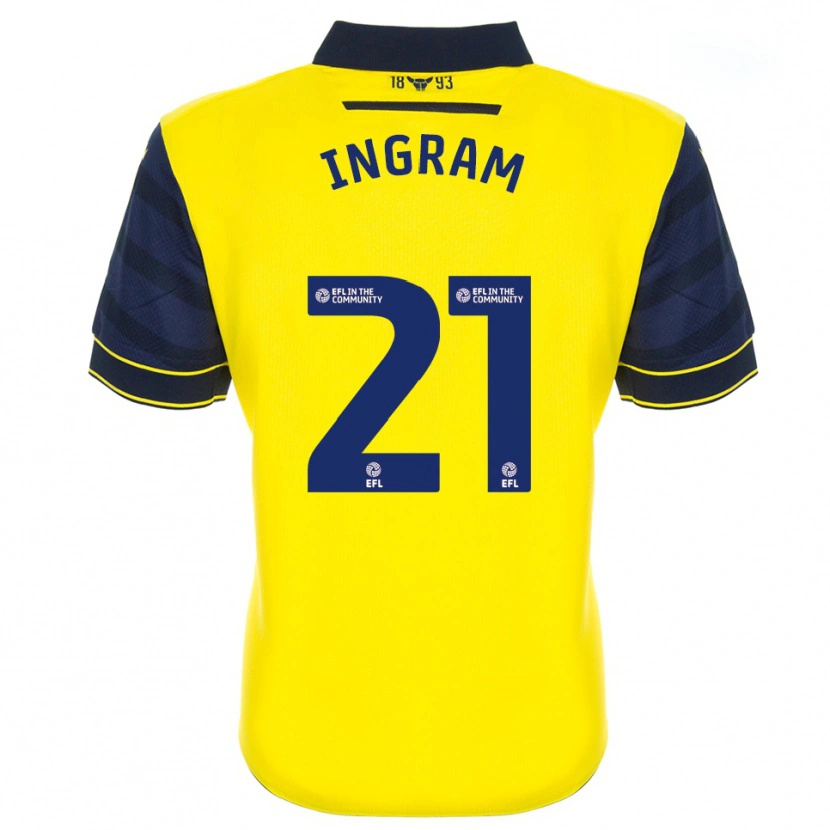 Danxen Women Matt Ingram #21 Yellow Navy Home Jersey 2025/26 T-Shirt