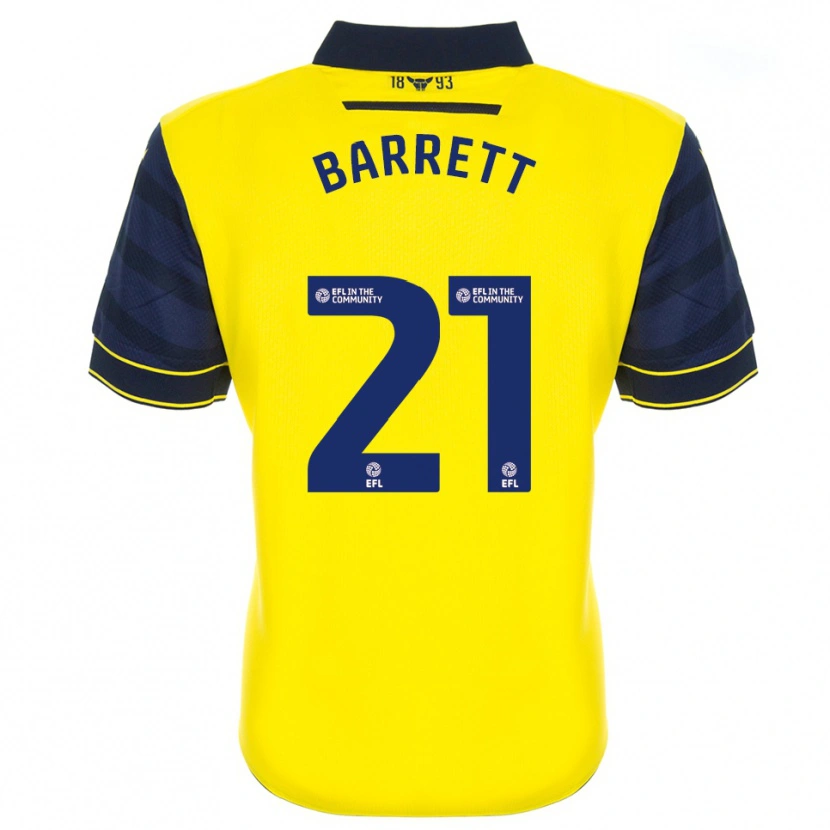 Danxen Women Nicole Barrett #21 Yellow Navy Home Jersey 2025/26 T-Shirt