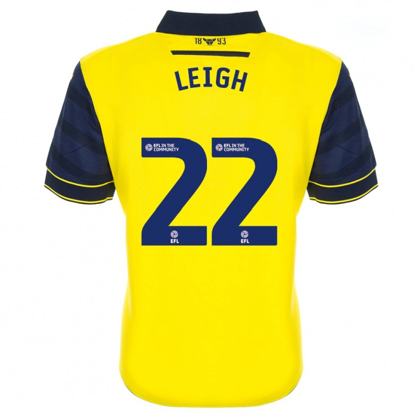 Danxen Women Greg Leigh #22 Yellow Navy Home Jersey 2025/26 T-Shirt