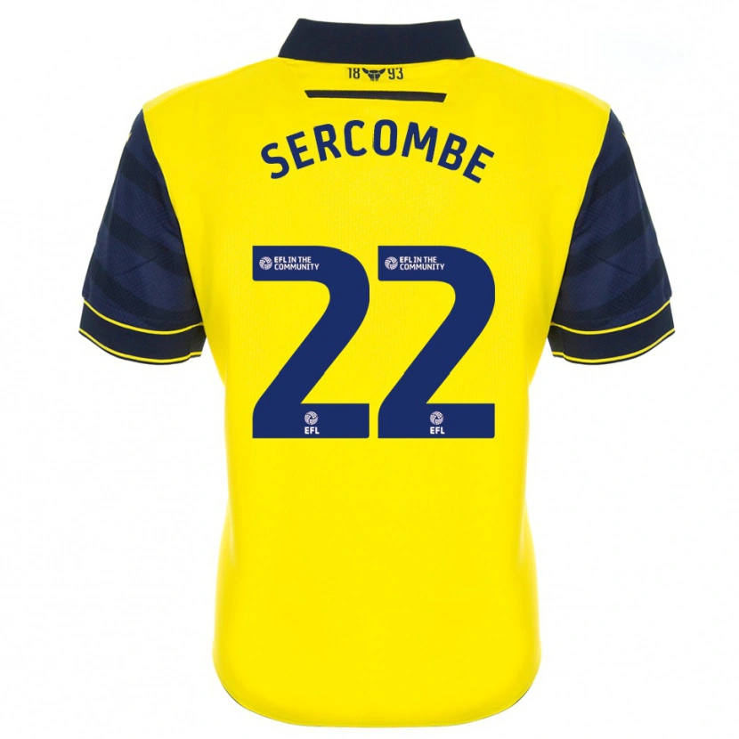 Danxen Women Paris Sercombe #22 Yellow Navy Home Jersey 2025/26 T-Shirt