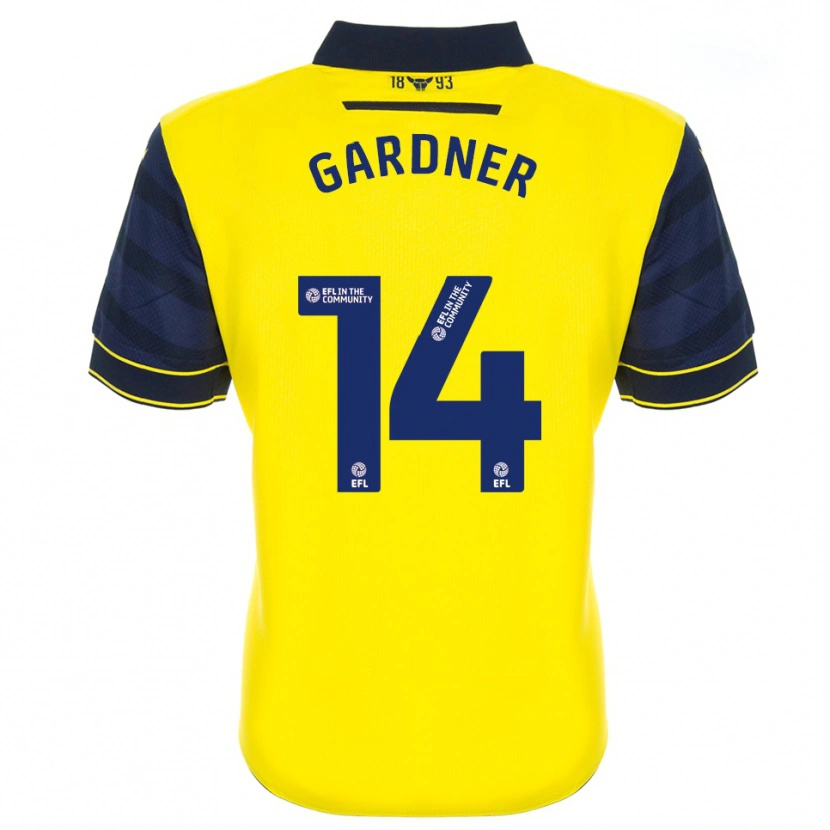 Danxen Women Harley Gardner #14 Yellow Navy Home Jersey 2025/26 T-Shirt