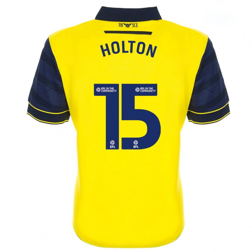 Danxen Women Josh Holton #15 Yellow Navy Home Jersey 2025/26 T-Shirt