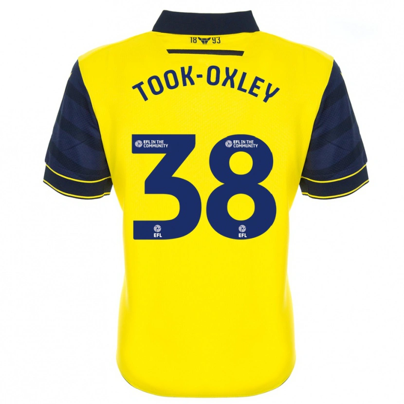 Danxen Women Zaide Took-Oxley #38 Yellow Navy Home Jersey 2025/26 T-Shirt