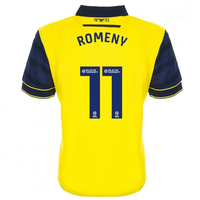 Danxen Women Ole Romeny #11 Yellow Navy Home Jersey 2025/26 T-Shirt