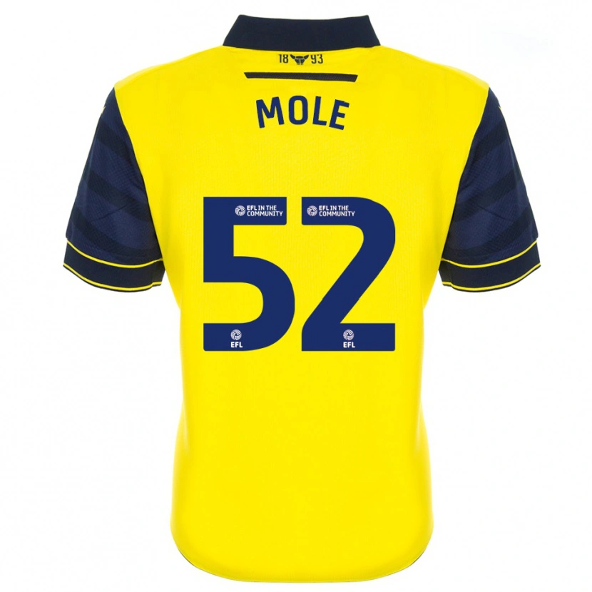 Danxen Women Harrison Mole #52 Yellow Navy Home Jersey 2025/26 T-Shirt