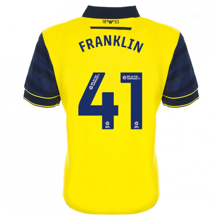 Danxen Women George Franklin #41 Yellow Navy Home Jersey 2025/26 T-Shirt