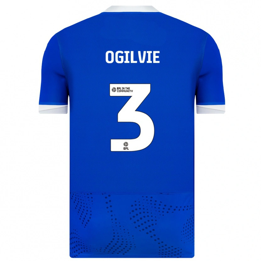 Danxen Women Connor Ogilvie #3 Blue White Home Jersey 2025/26 T-Shirt