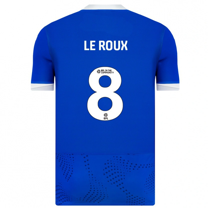 Danxen Women Luke Le Roux #8 Blue White Home Jersey 2025/26 T-Shirt