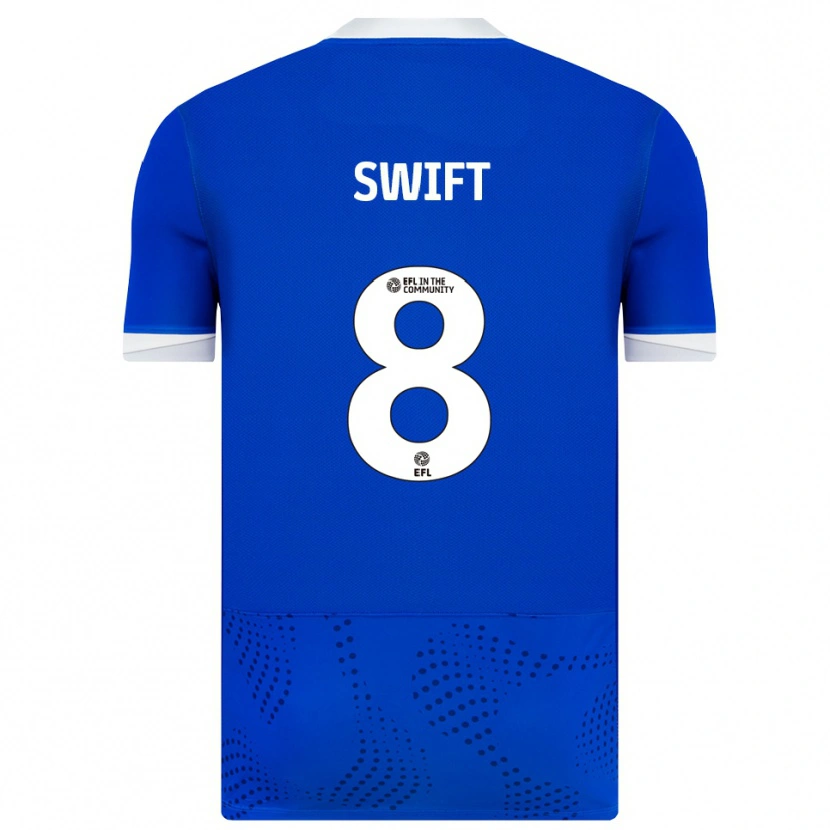 Danxen Women John Swift #8 Blue White Home Jersey 2025/26 T-Shirt