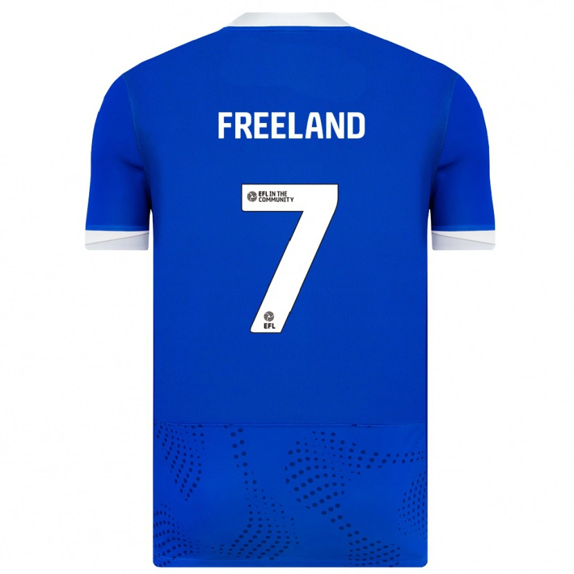 Danxen Women Georgie Freeland #7 Blue White Home Jersey 2025/26 T-Shirt