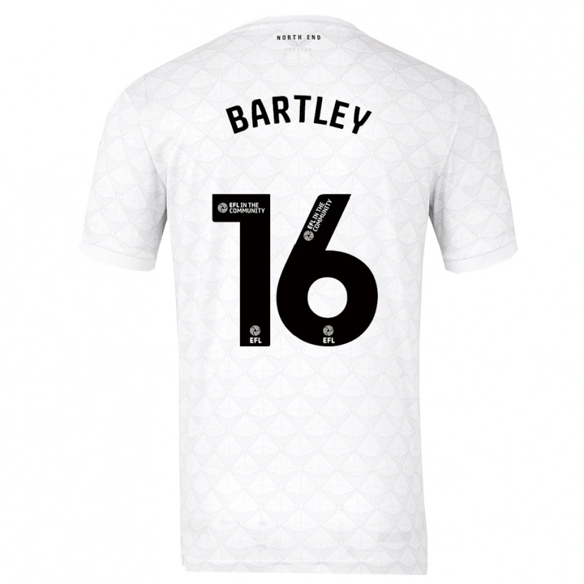 Danxen Women Melanie Bartley #16 White Red Home Jersey 2025/26 T-Shirt