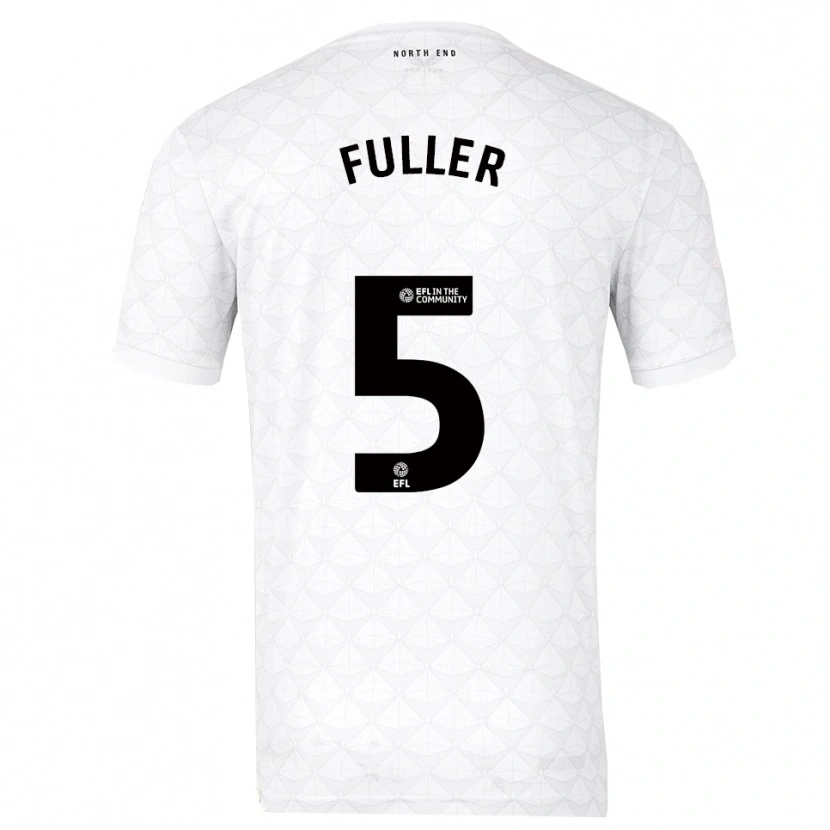 Danxen Women Olivia Fuller #5 White Red Home Jersey 2025/26 T-Shirt