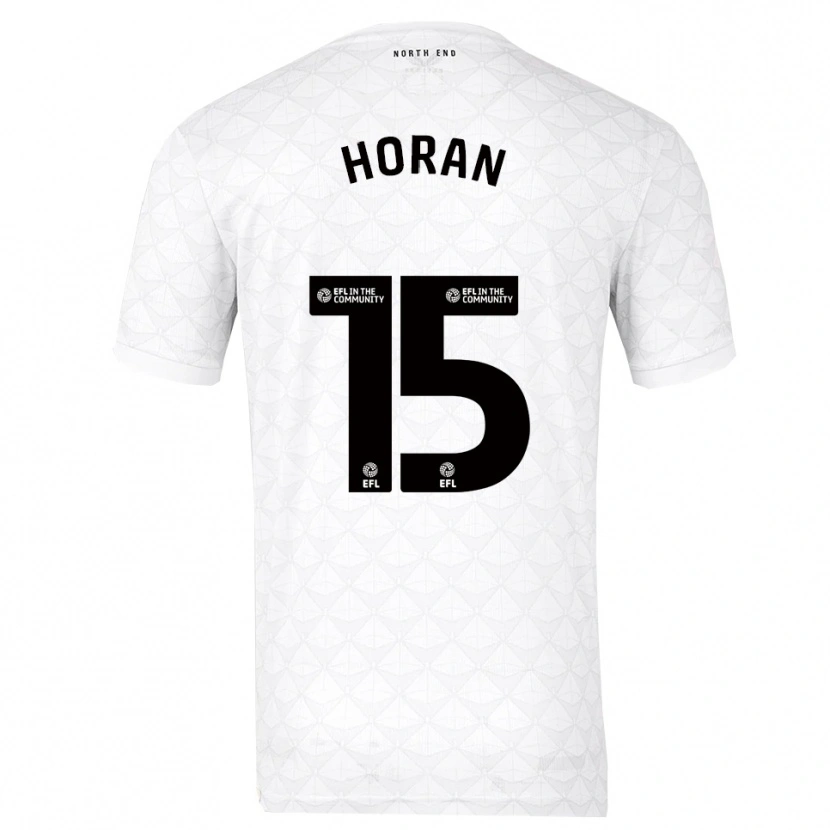 Danxen Women Ellis Horan #15 White Red Home Jersey 2025/26 T-Shirt