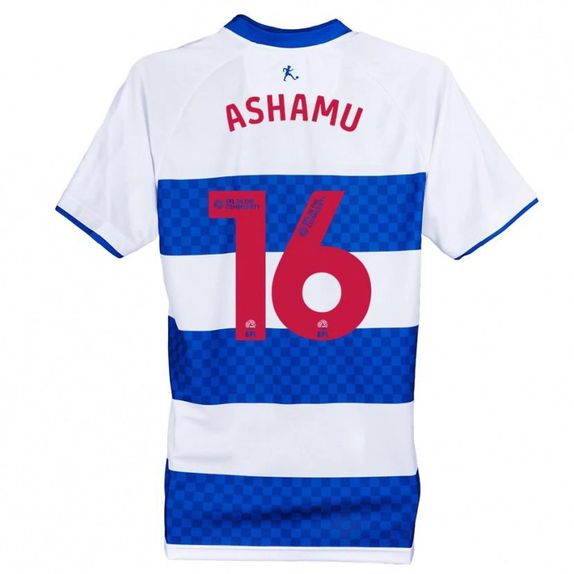 Danxen Women Robin Ashamu #16 Blue White Home Jersey 2025/26 T-Shirt