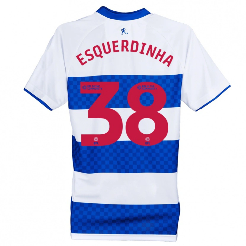 Danxen Women Esquerdinha #38 Blue White Home Jersey 2025/26 T-Shirt
