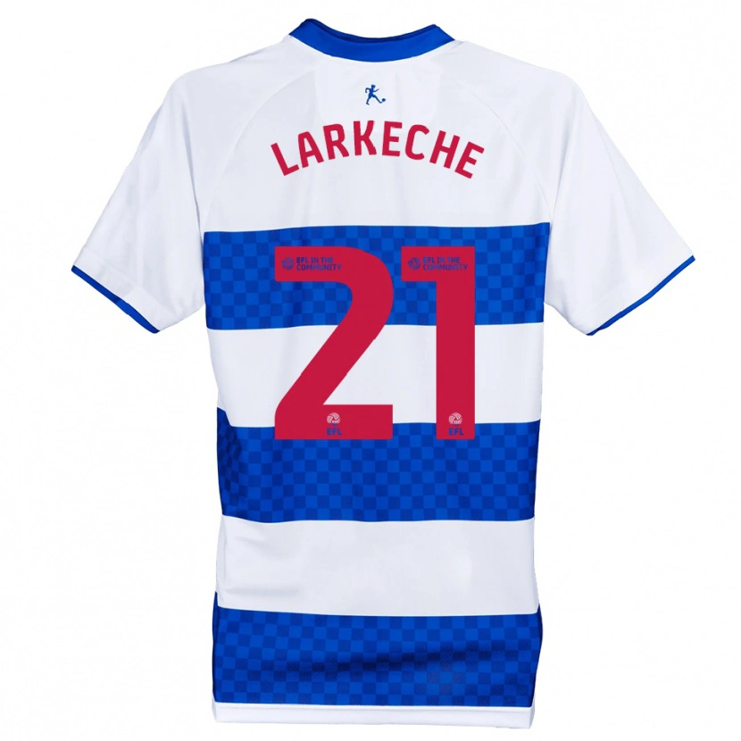 Danxen Women Ziyad Larkeche #21 Blue White Home Jersey 2025/26 T-Shirt