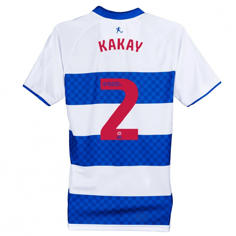 Danxen Women Osman Kakay #2 Blue White Home Jersey 2025/26 T-Shirt