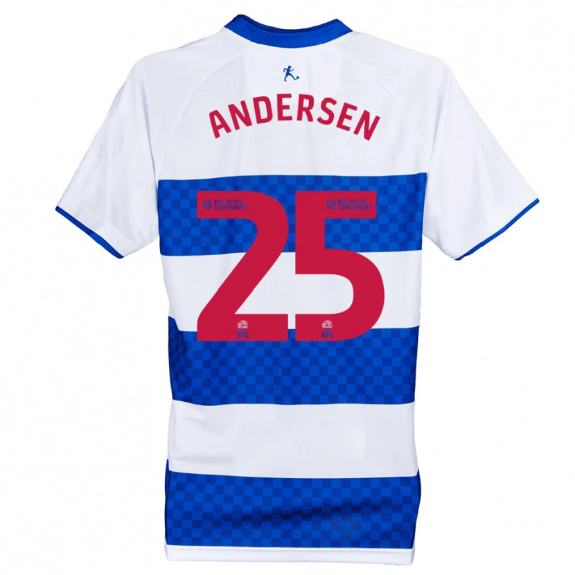 Danxen Women Lucas Andersen #25 Blue White Home Jersey 2025/26 T-Shirt