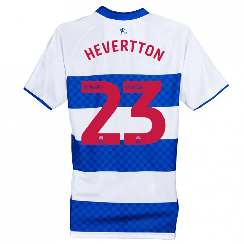Danxen Women Hevertton #23 Blue White Home Jersey 2025/26 T-Shirt