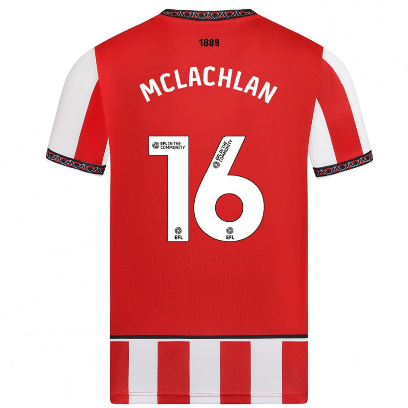 Danxen Women Riley Mclachlan #16 Red White Home Jersey 2025/26 T-Shirt