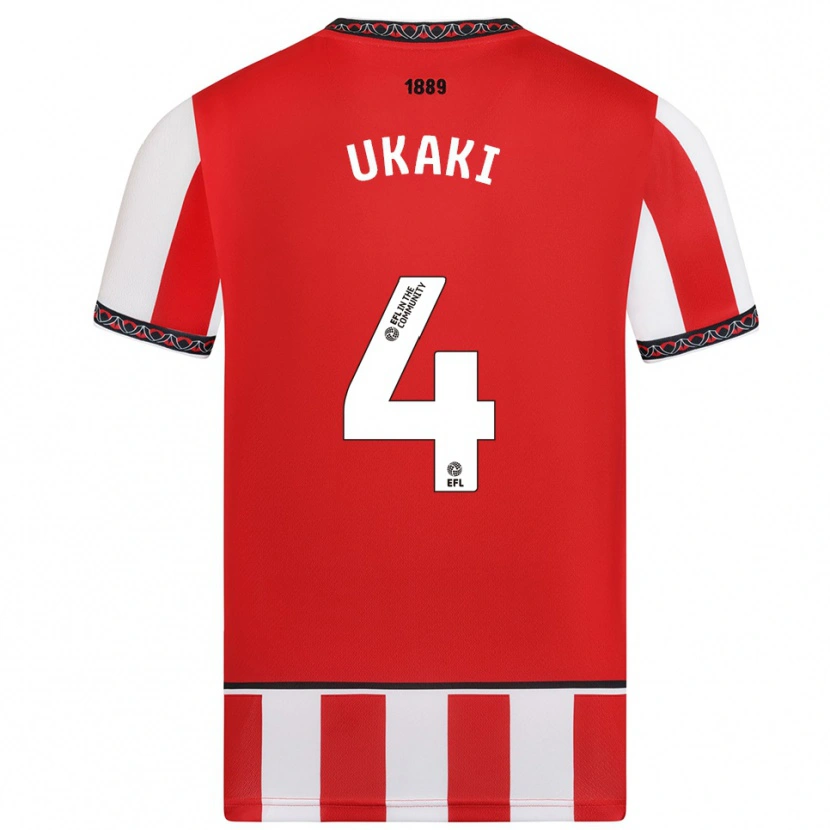 Danxen Women Ehije Ukaki #4 Red White Home Jersey 2025/26 T-Shirt