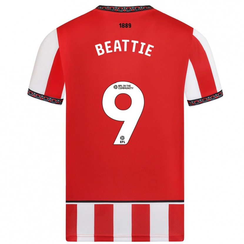Danxen Women Jevan Beattie #9 Red White Home Jersey 2025/26 T-Shirt