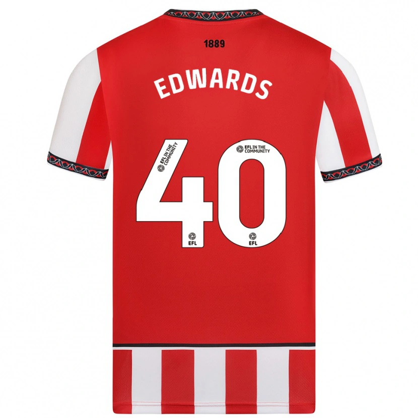 Danxen Women Liv Edwards #40 Red White Home Jersey 2025/26 T-Shirt