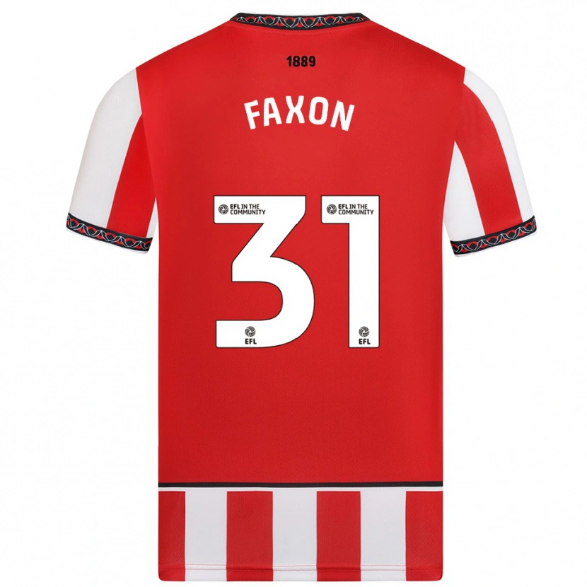 Danxen Women Luke Faxon #31 Red White Home Jersey 2025/26 T-Shirt