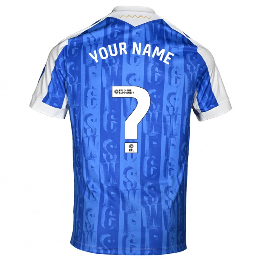 Danxen Women Your Name #0 Blue White Home Jersey 2025/26 T-Shirt