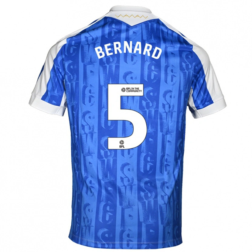 Danxen Women Di'shon Bernard #5 Blue White Home Jersey 2025/26 T-Shirt