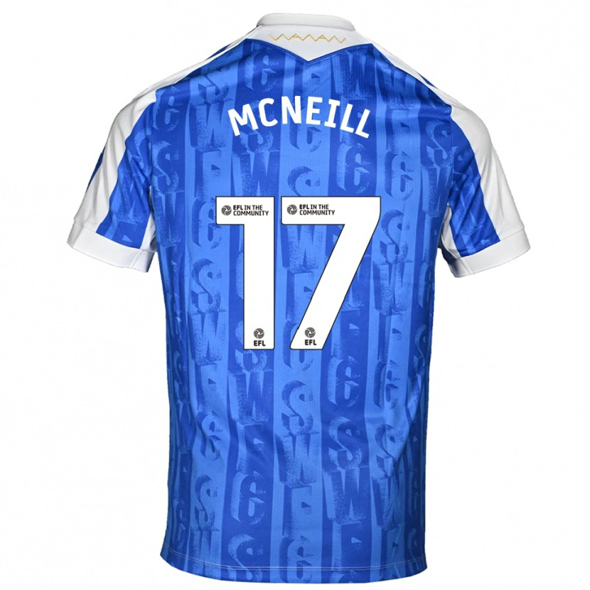 Danxen Women Charlie Mcneill #17 Blue White Home Jersey 2025/26 T-Shirt