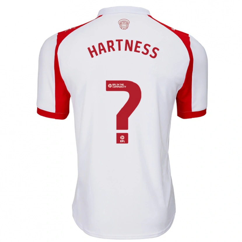 Danxen Women Ethan Hartness #0 White Red Home Jersey 2025/26 T-Shirt