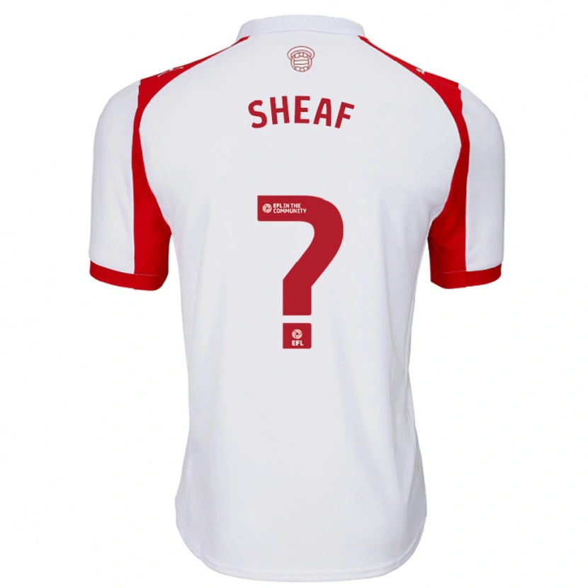 Danxen Women Ben Sheaf #0 White Red Home Jersey 2025/26 T-Shirt