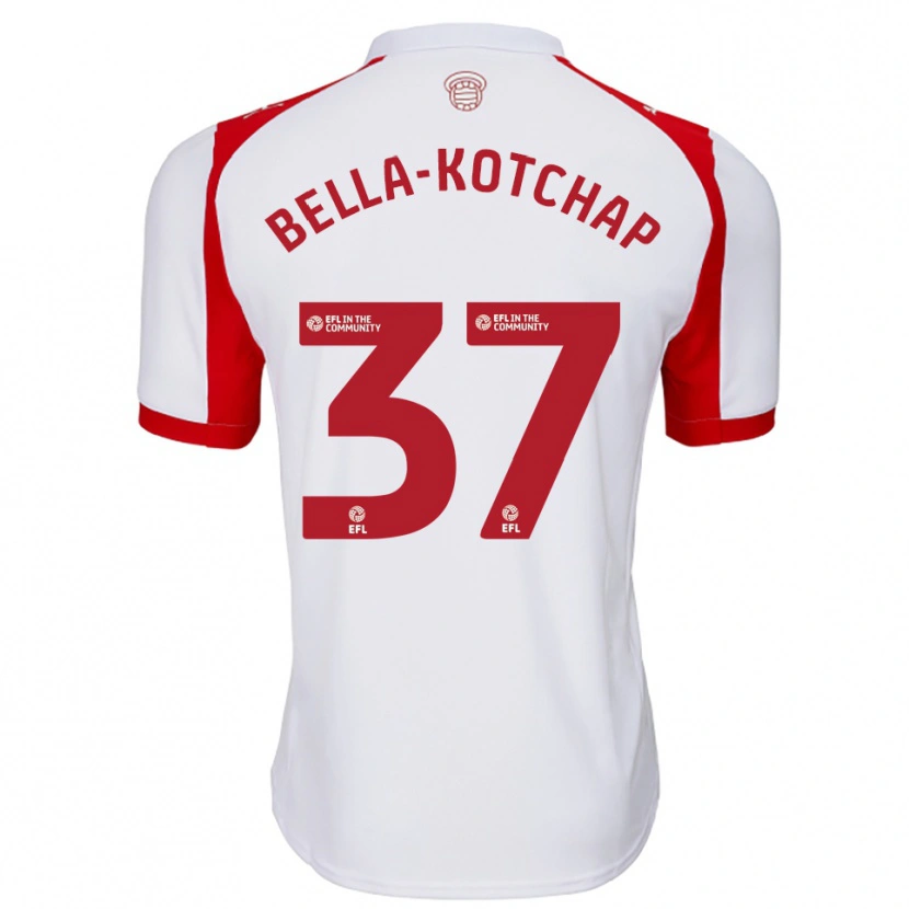 Danxen Women Armel Bella-Kotchap #37 White Red Home Jersey 2025/26 T-Shirt