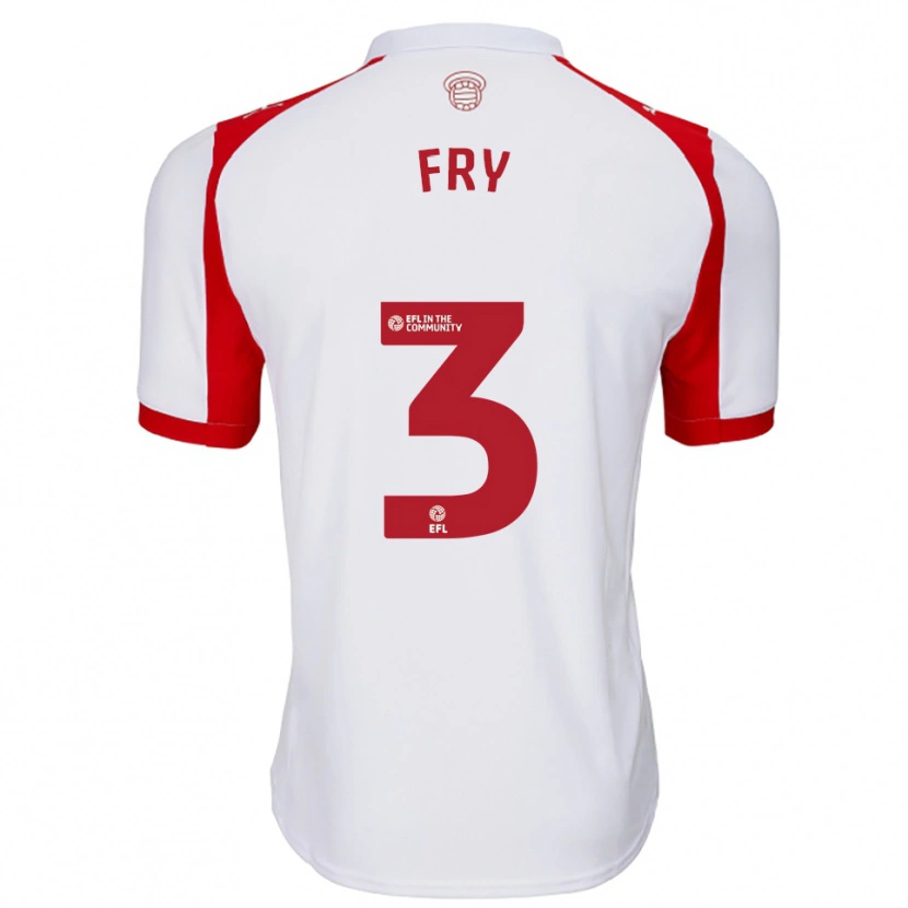 Danxen Women Max Fry #3 White Red Home Jersey 2025/26 T-Shirt
