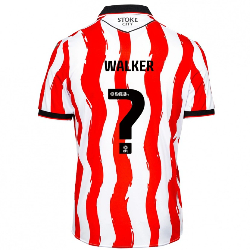 Danxen Women Lewis Walker #0 White Red Home Jersey 2025/26 T-Shirt