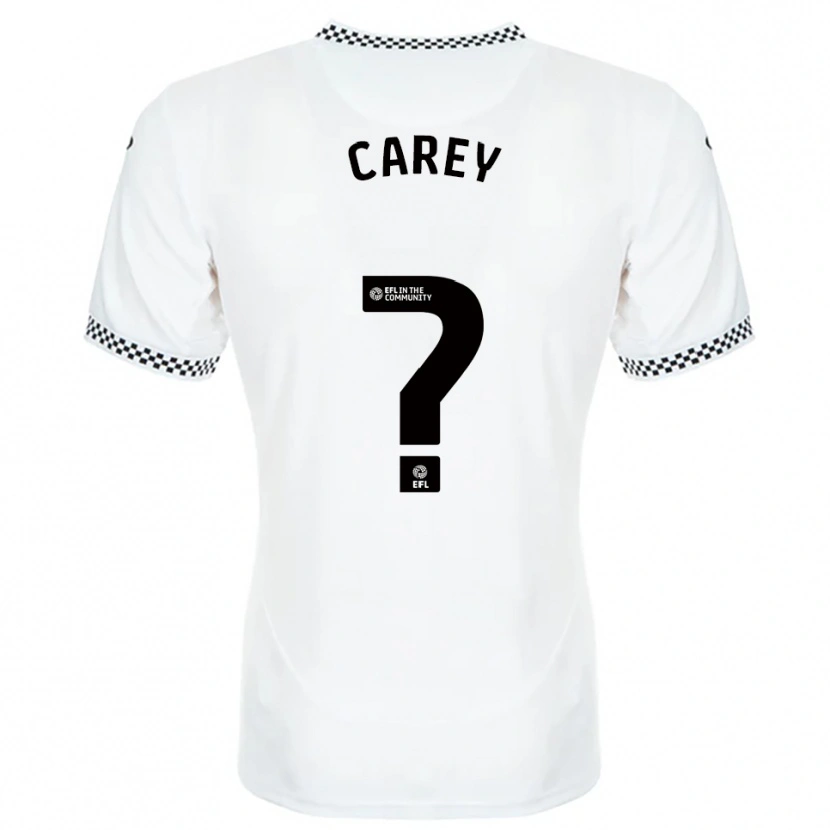 Danxen Women Joshua Carey #0 White Orange Home Jersey 2025/26 T-Shirt