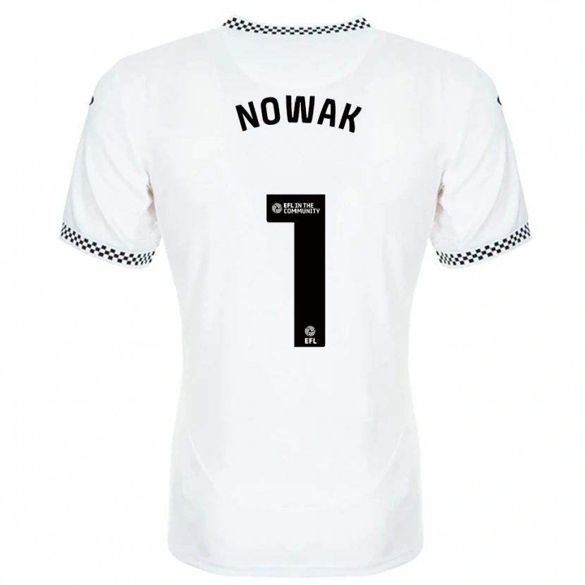 Danxen Women Jakub Nowak #1 White Orange Home Jersey 2025/26 T-Shirt