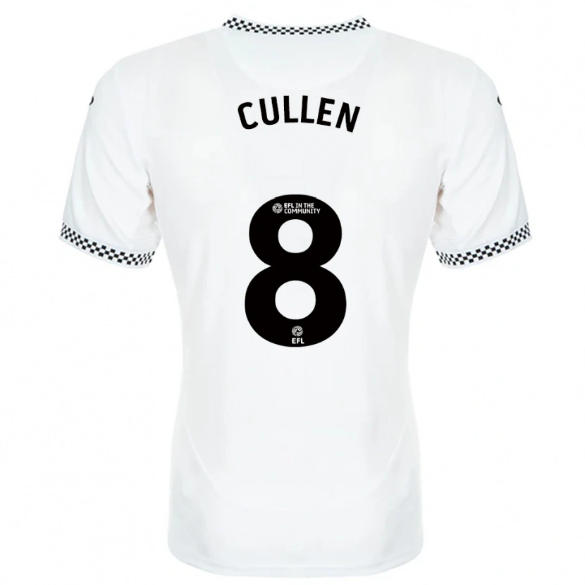 Danxen Women Rachel Cullen #8 White Orange Home Jersey 2025/26 T-Shirt