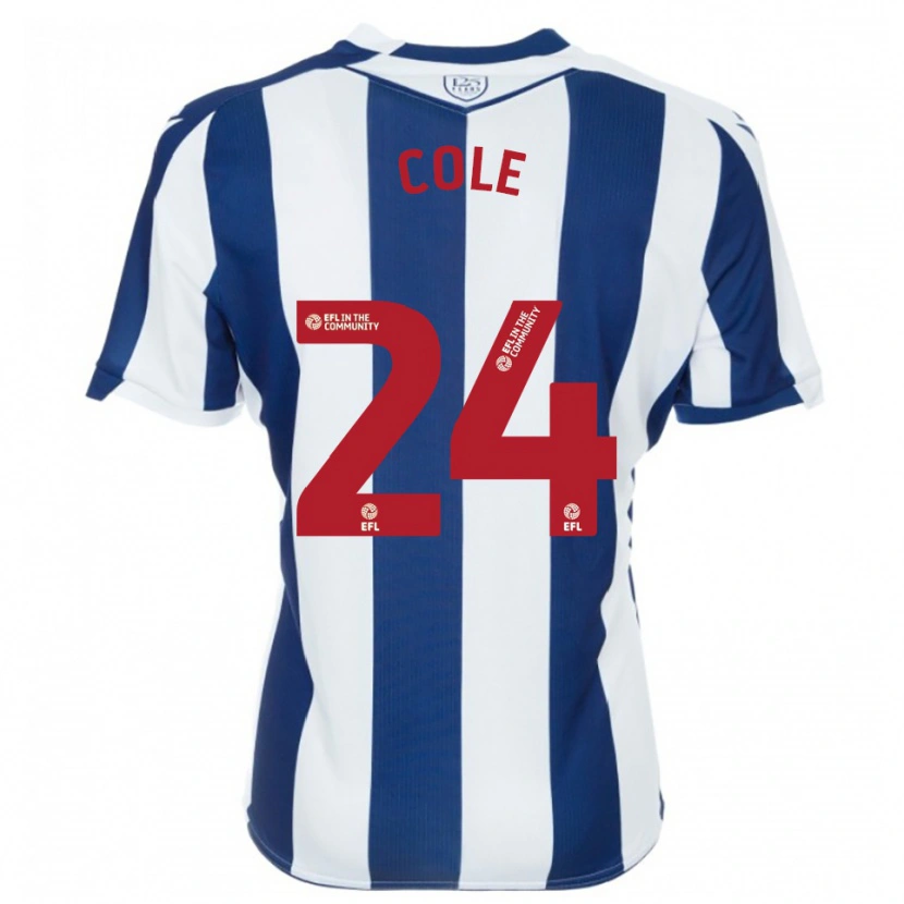 Danxen Women Delphi Cole #24 Navy White Home Jersey 2025/26 T-Shirt