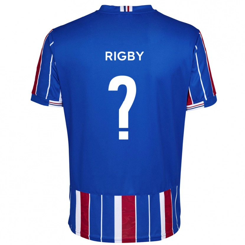Danxen Women Simon Rigby #0 Blue Red White Home Jersey 2025/26 T-Shirt