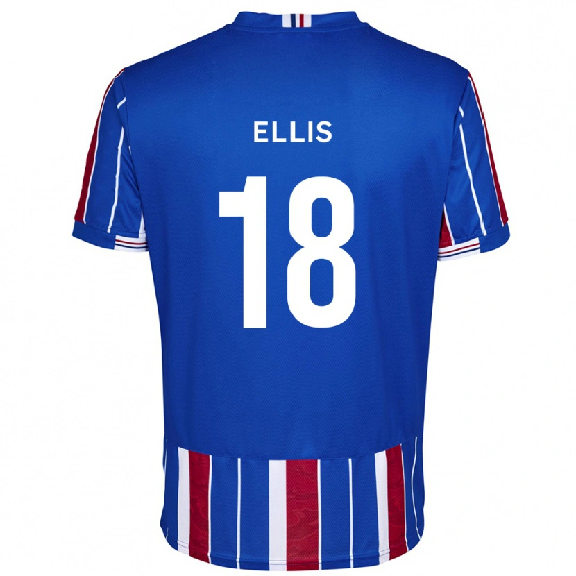 Danxen Women Jack Ellis #18 Blue Red White Home Jersey 2025/26 T-Shirt