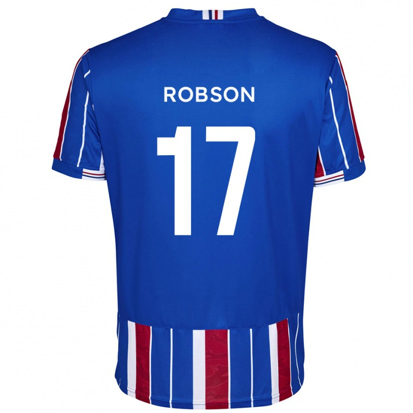 Danxen Women Ethan Robson #17 Blue Red White Home Jersey 2025/26 T-Shirt