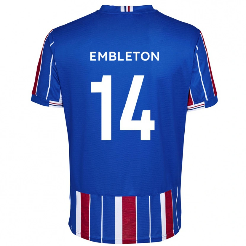 Danxen Women Elliot Embleton #14 Blue Red White Home Jersey 2025/26 T-Shirt